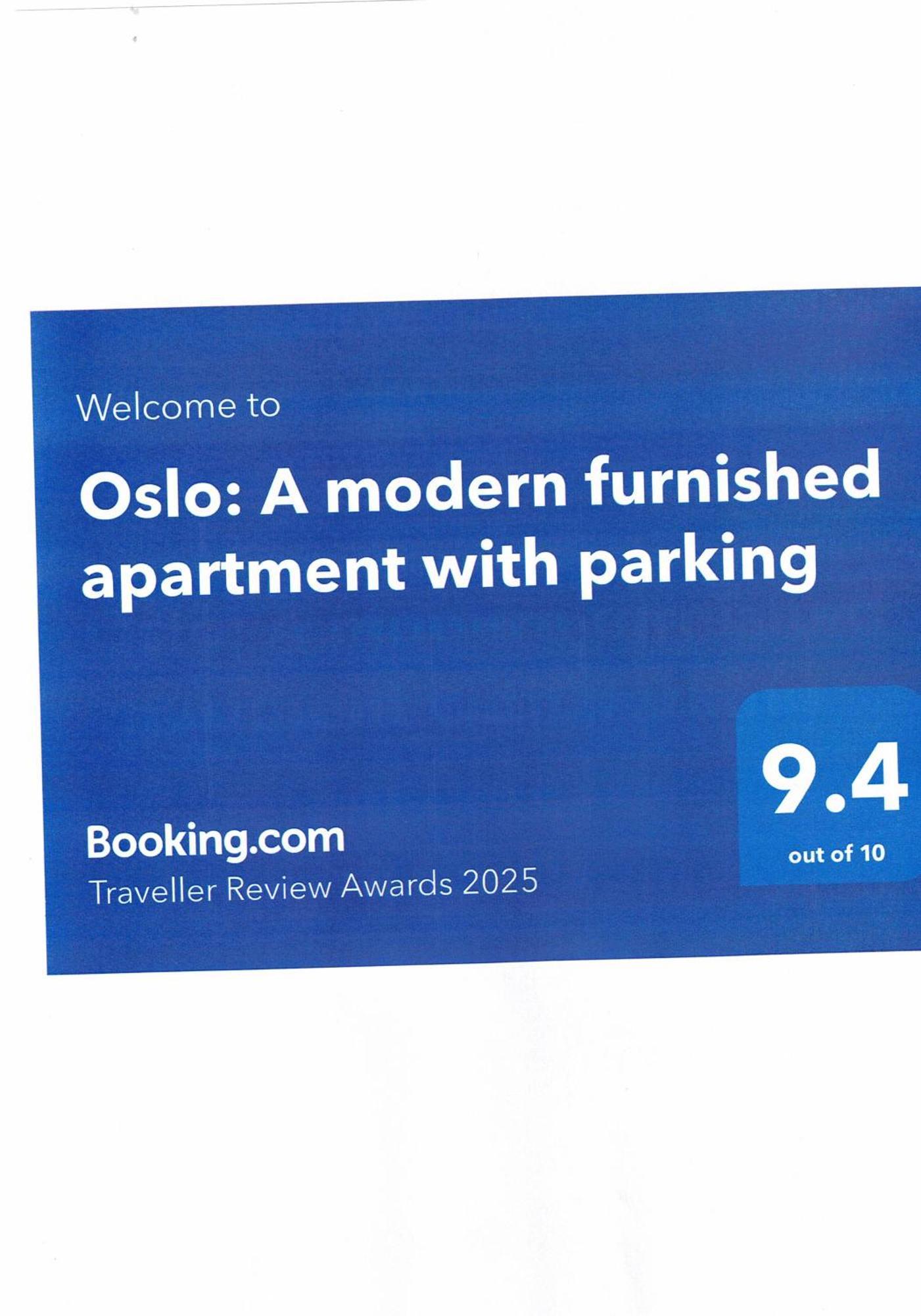 Oslo: A Modern Furnished Apartment With Parking ソフィア エクステリア 写真